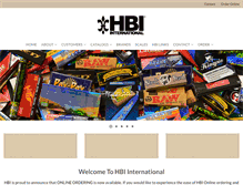 Tablet Screenshot of hbiinternational.com